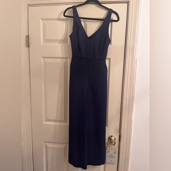 Aritzia Wilfred Ecoulement Jumpsuit Navy Size 2 - Picture 2 of 4
